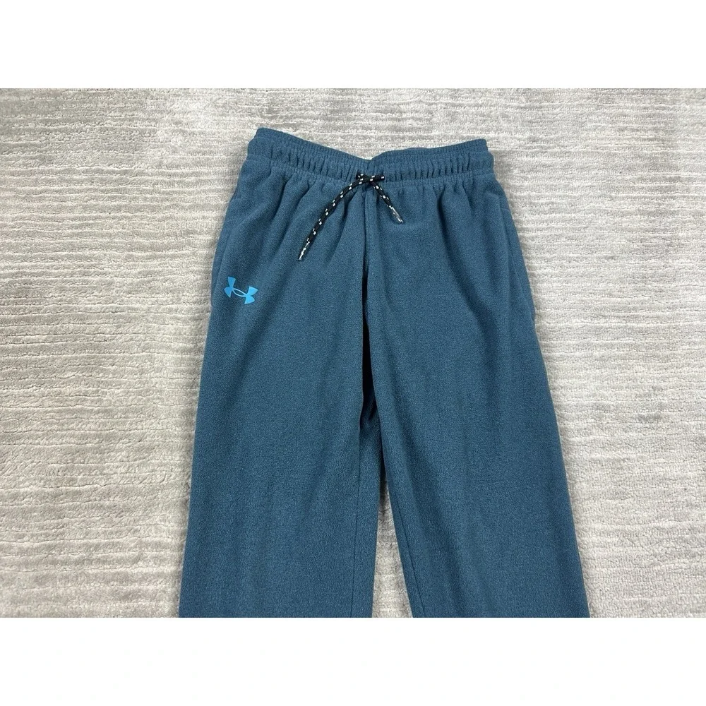 Under Armour Joggers Boys‎ YSM Youth Small Blue Pull On Elastic Waist Loose